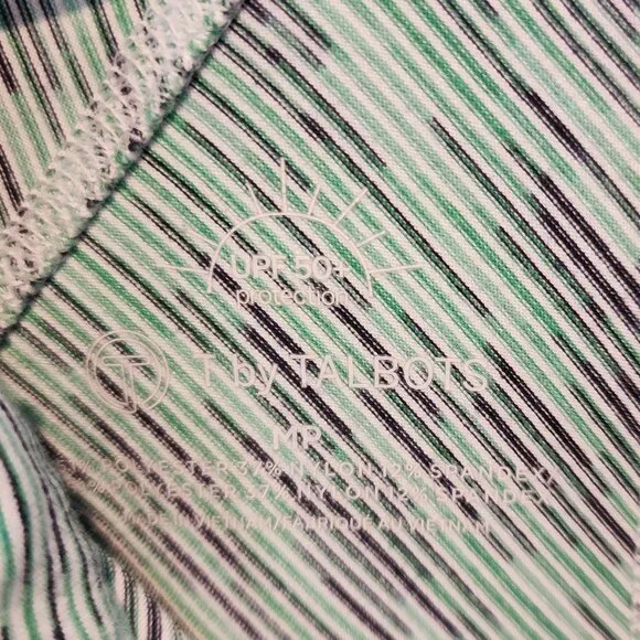 T by Talbots Space Dyed Half Zip, Size MP, EUC - Picture 5 of 6